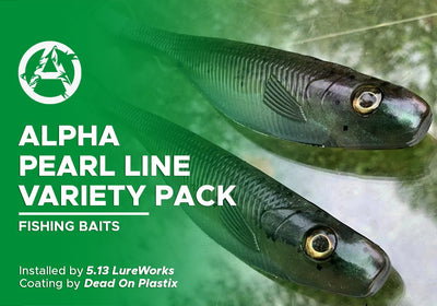 ALPHA PEARL LINE VARIETY PACK | DEAD ON PLASTIX | FISHING BAITS