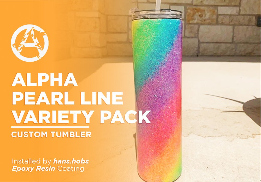 ALPHA PEARL LINE VARIETY PACK  | EPOXY RESIN | CUSTOM TUMBLER - Alpha Pigments