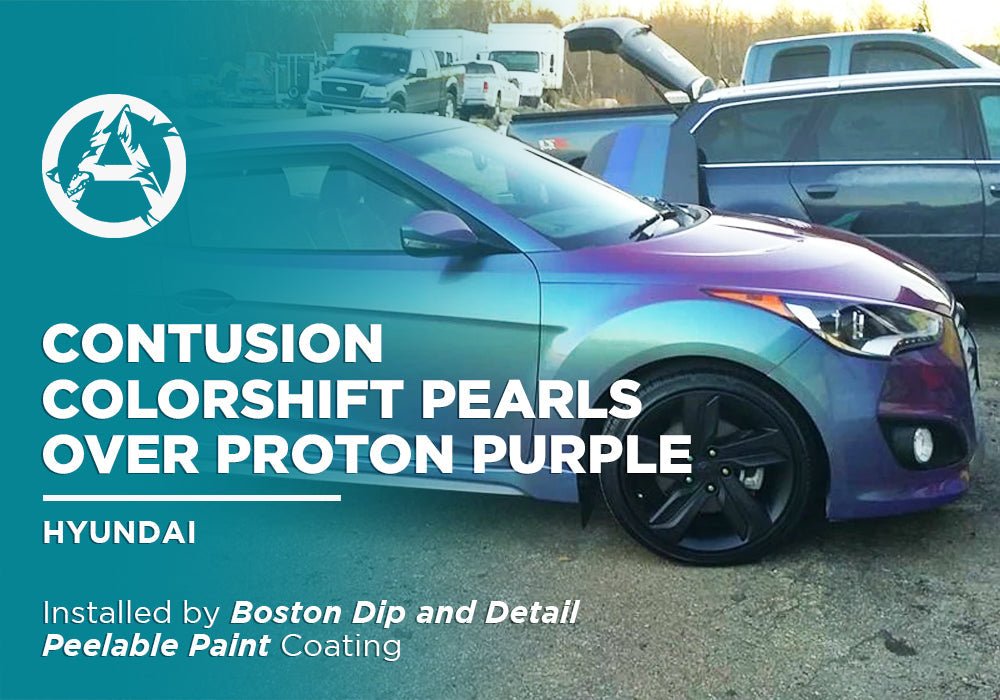 CONTUSION COLORSHIFT OVER PROTON PURPLE | PEELABLE PAINT | HYUNDAI - Alpha Pigments