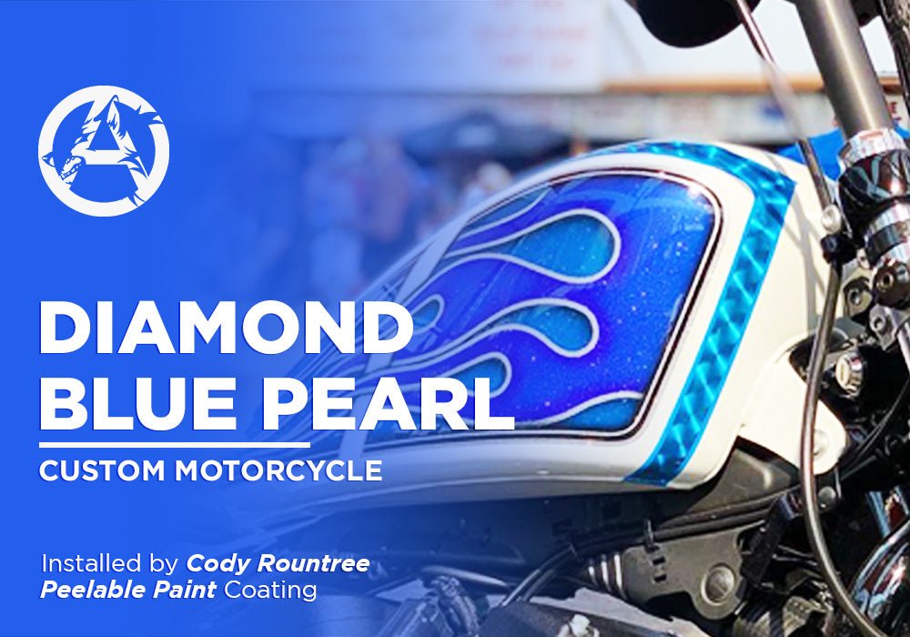 DIAMOND BLUE PEARL | PEELABLE PAINT | CUSTOM MOTORCYCLE - Alpha Pigments