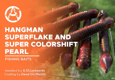HANGMAN SUPERFLAKE AND SUPER COLORSHIFT PEARL | DEAD ON PLASTIX | FISHING BAITS