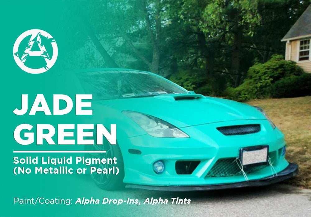 JADE GREEN PROJECT PHOTOS - Alpha Pigments