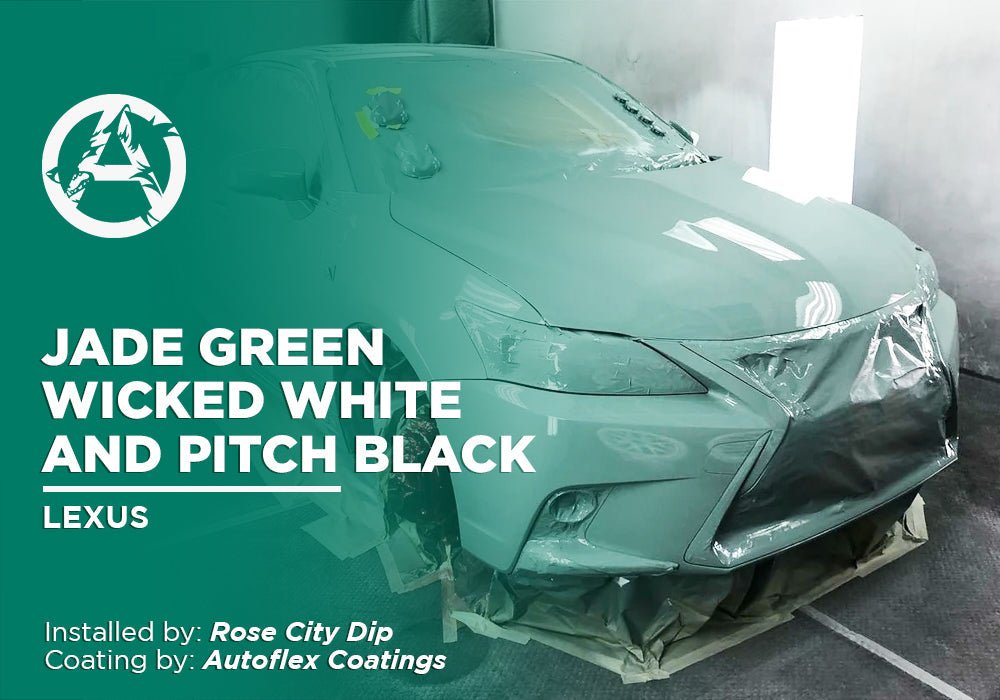 JADE GREEN, WICKED WHITE, AND PITCH BLACK | AUTOFLEX COATINGS | LEXUS - Alpha Pigments