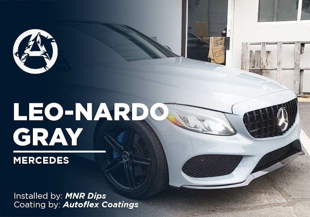 LEO-NARDO GRAY | AUTOFLEX COATINGS | PEELABLE PAINT | MERCEDES - Alpha Pigments