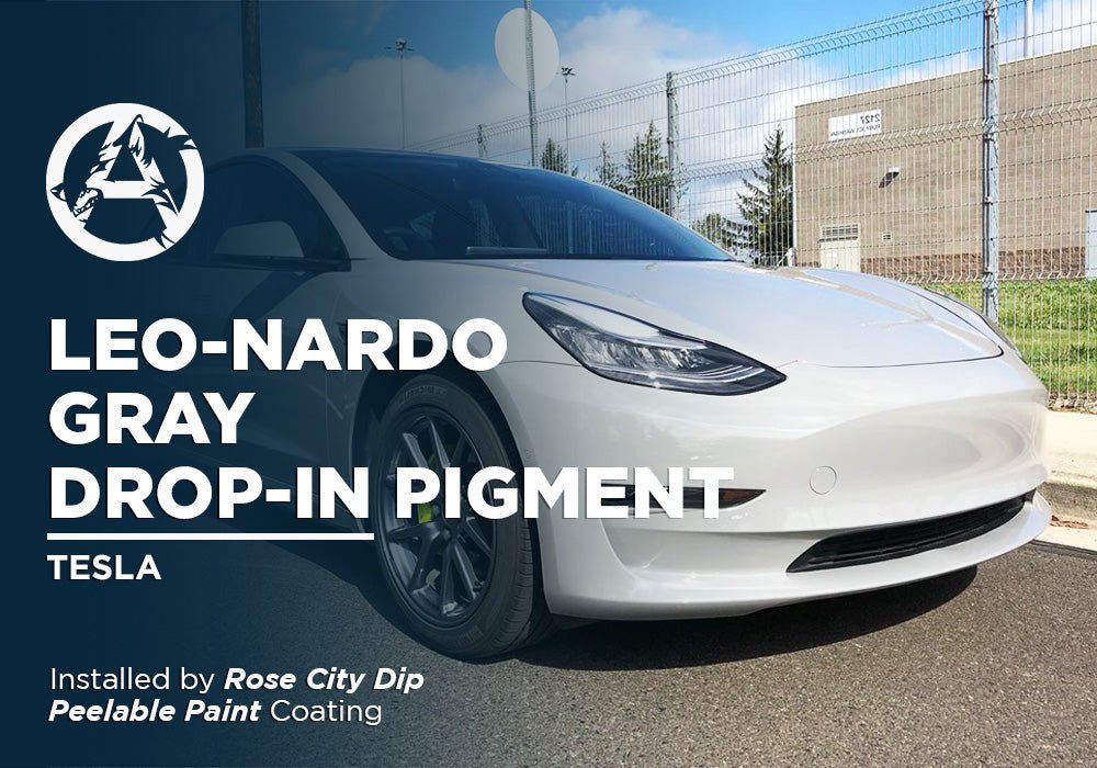 LEO-NARDO GRAY DROP-IN PIGMENT | PEELABLE PAINT | TESLA - Alpha Pigments