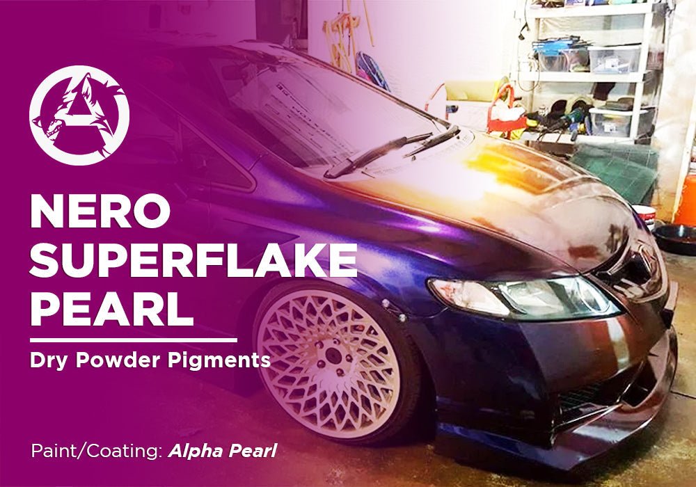 NERO SUPERFLAKE PEARL PROJECT PHOTOS - Alpha Pigments