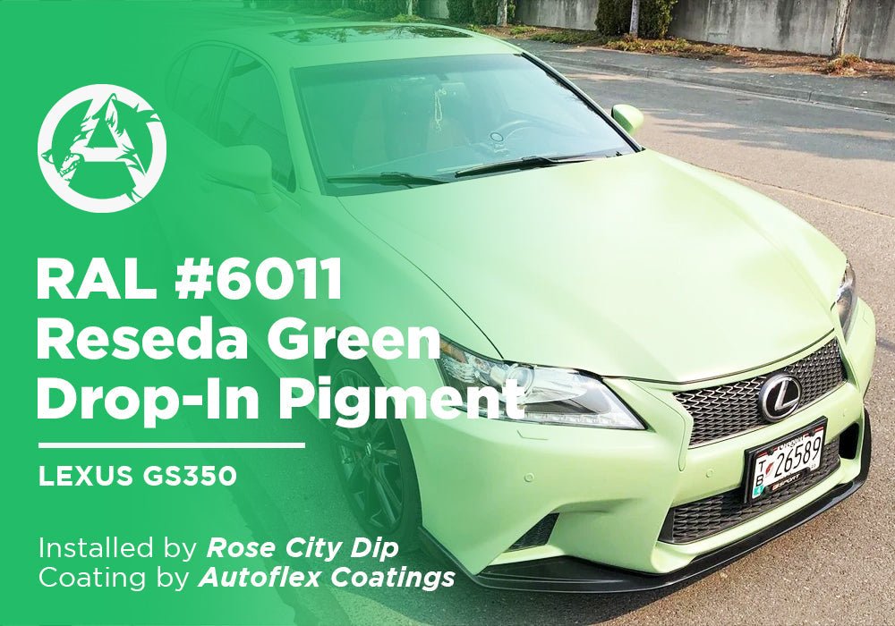 RAL #6011 RESEDA GREEN DROP-IN PIGMENT | AUTOFLEX COATINGS | LEXUS GS350 - Alpha Pigments