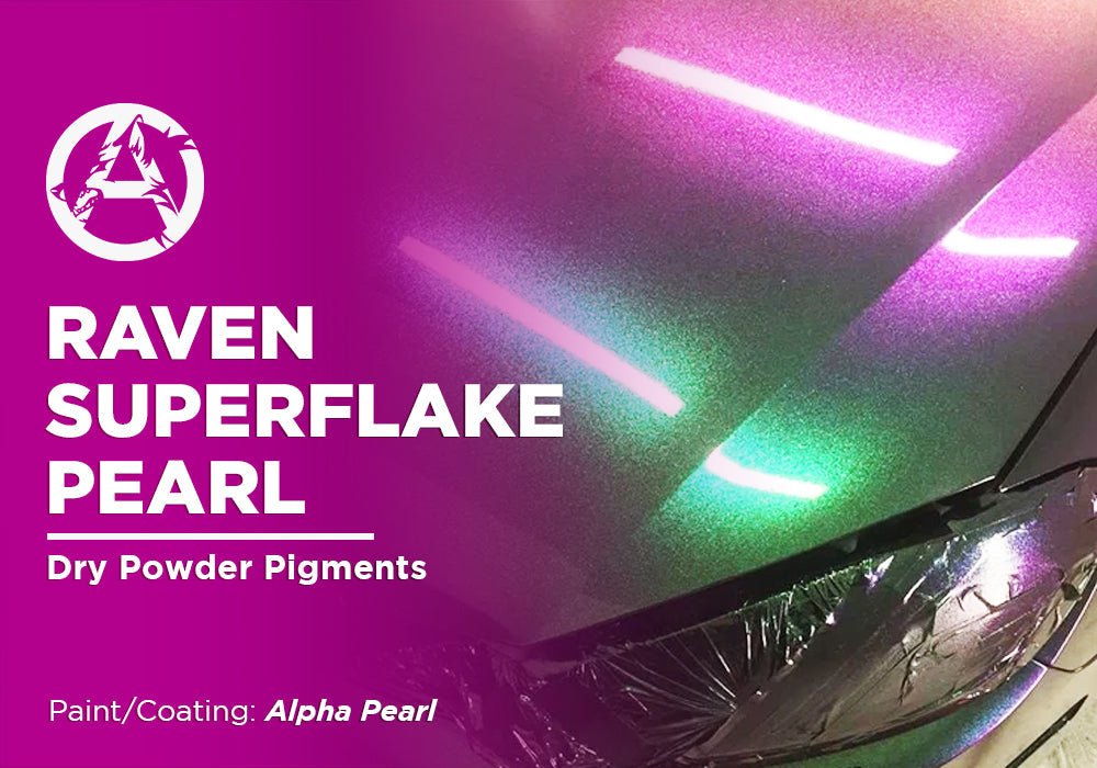 RAVEN SUPERFLAKE PEARL PROJECT PHOTOS - Alpha Pigments