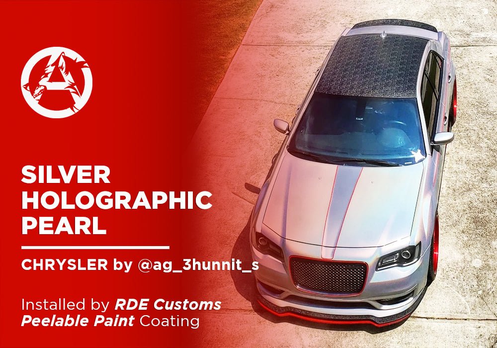 SILVER HOLOGRAPHIC PEARL | PEELABLE PAINT | CHRYSLER - Alpha Pigments