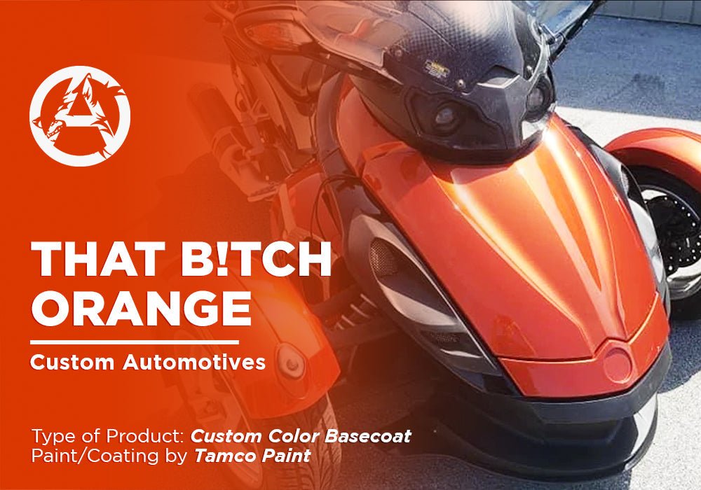 THAT B!TCH ORANGE PROJECT PHOTOS - Alpha Pigments