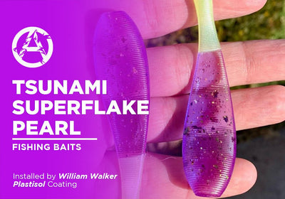TSUNAMI SUPERFLAKE PEARL | PLASTISOL | FISHING BAITS