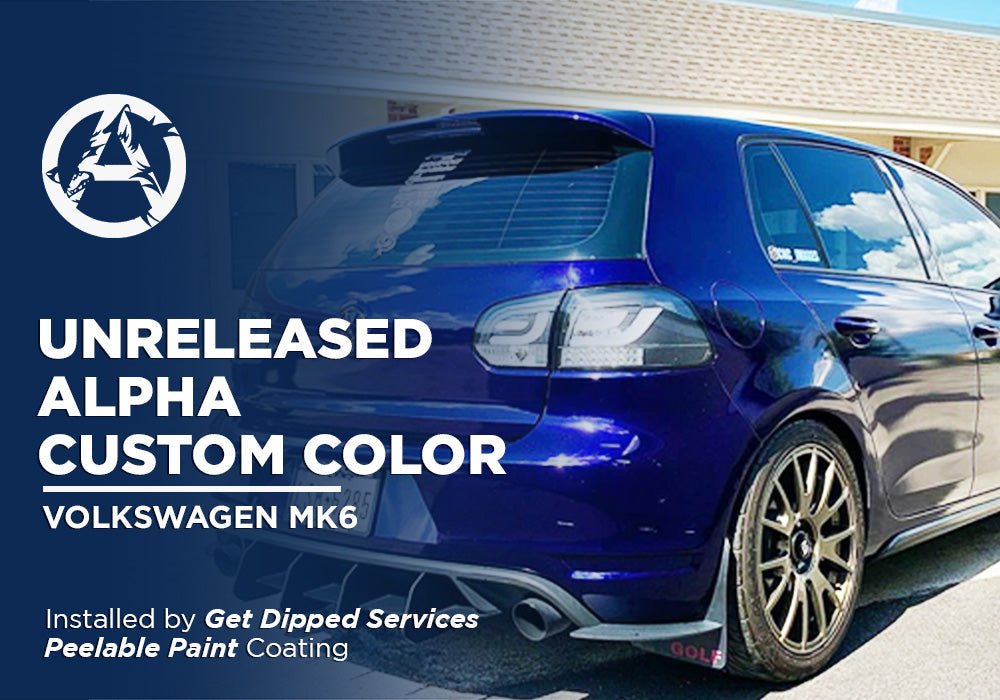 UNRELEASED ALPHA CUSTOM COLOR | PEELABLE PAINT | VOLKSWAGEN MK6 - Alpha Pigments