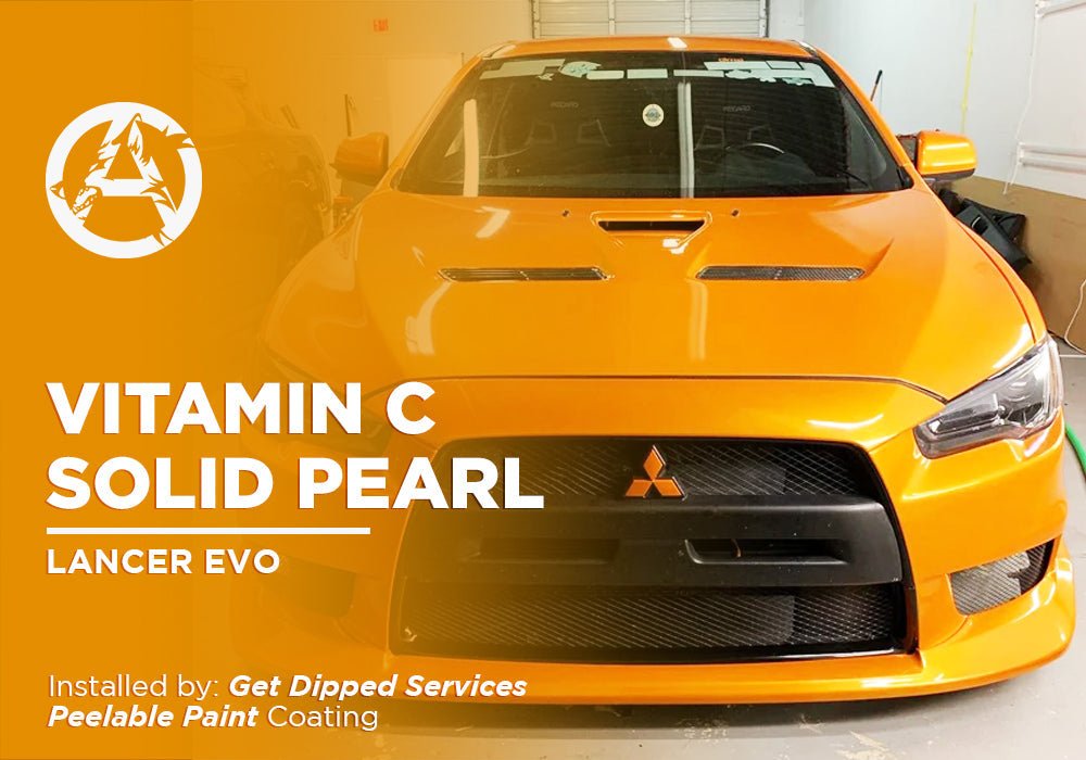 VITAMIN C SOLID PEARL | PEELABLE PAINT | LANCER EVO - Alpha Pigments