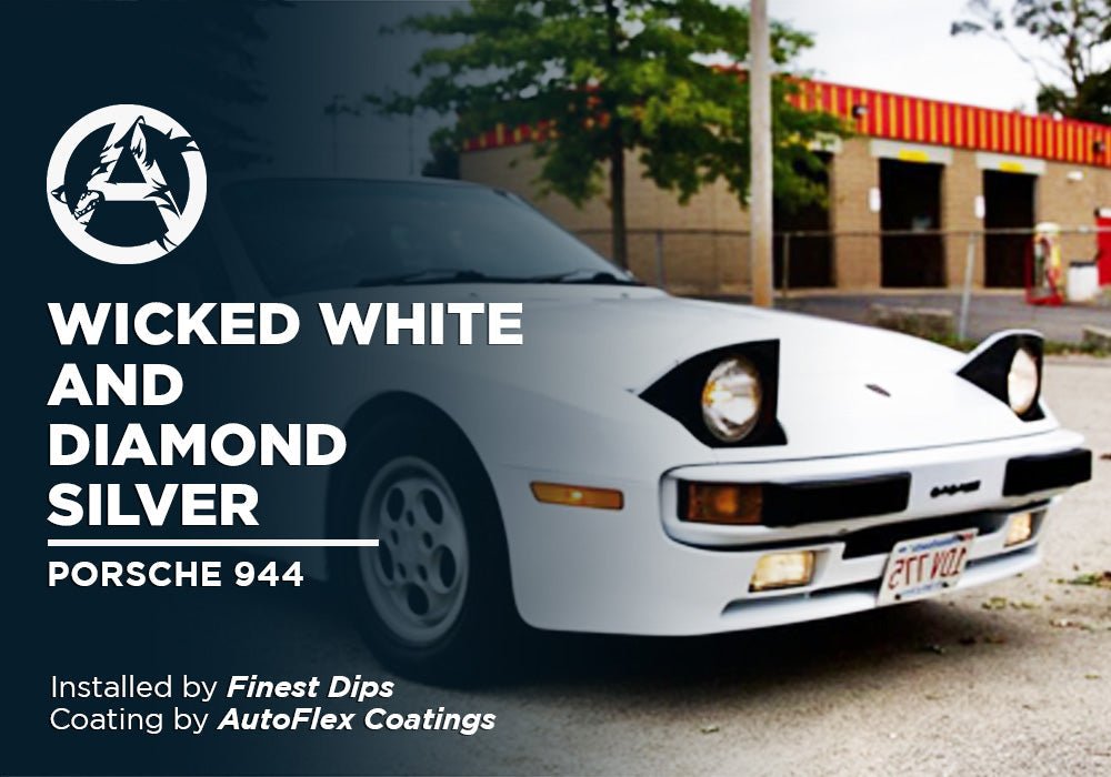 WICKED WHITE AND DIAMOND SILVER | AUTOFLEX COATINGS | PORSCHE 944 - Alpha Pigments