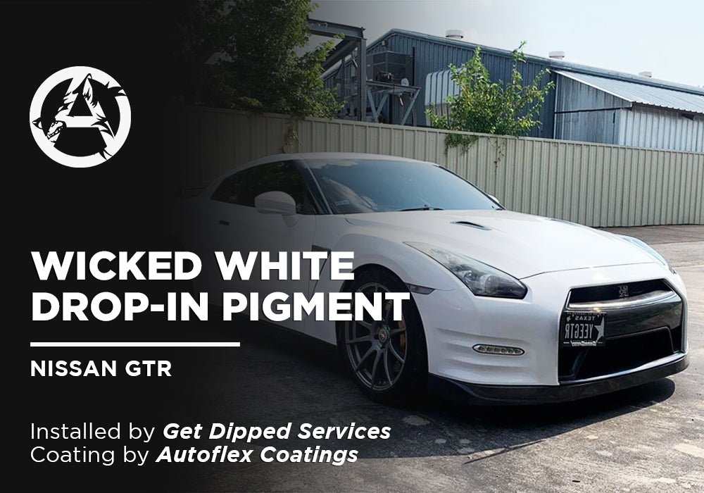 WICKED WHITE DROP-IN PIGMENT | AUTOFLEX COATINGS | NISSAN GTR - Alpha Pigments