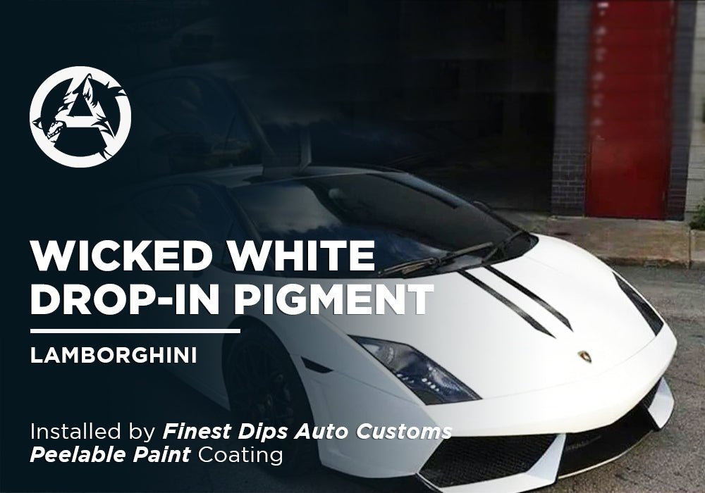 WICKED WHITE DROP-IN PIGMENT | PEELABLE PAINT | LAMBORGHINI - Alpha Pigments