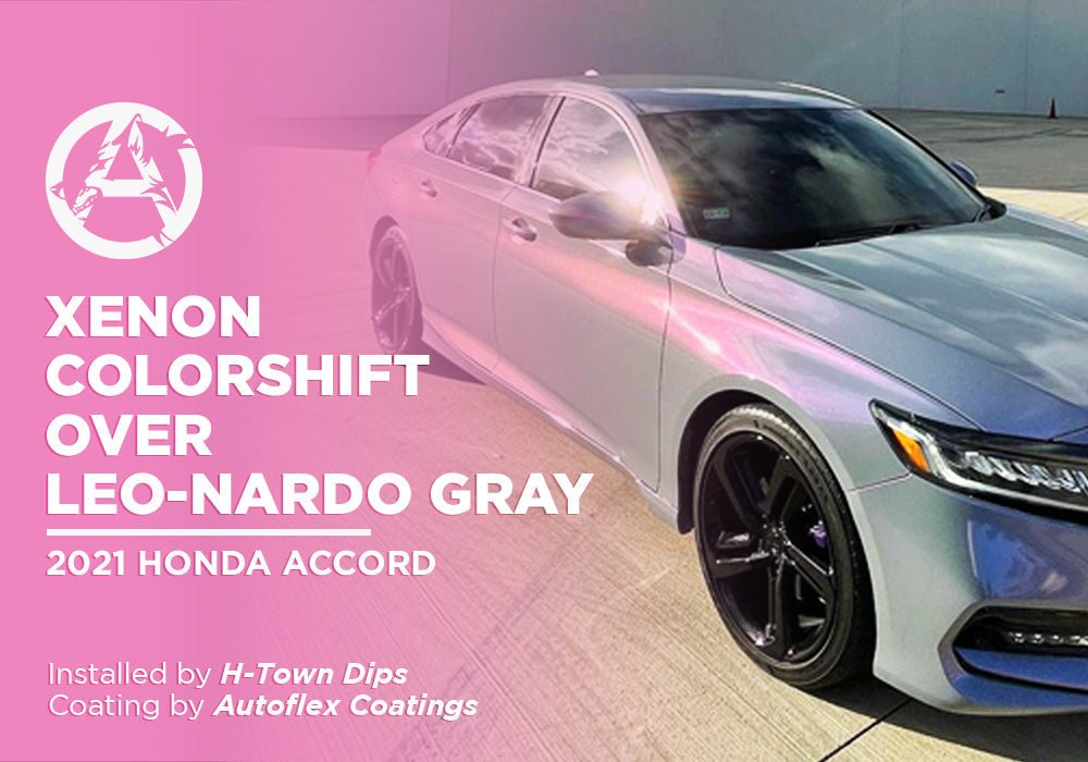 XENON COLORSHIFT OVER LEO-NARDO GRAY | AUTOFLEX COATINGS | 2021 HONDA ACCORD - Alpha Pigments