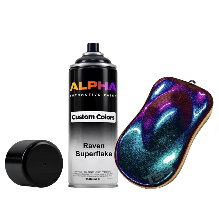 Raven Superflake Pearls Spray Can Midcoat - Alpha Pigments