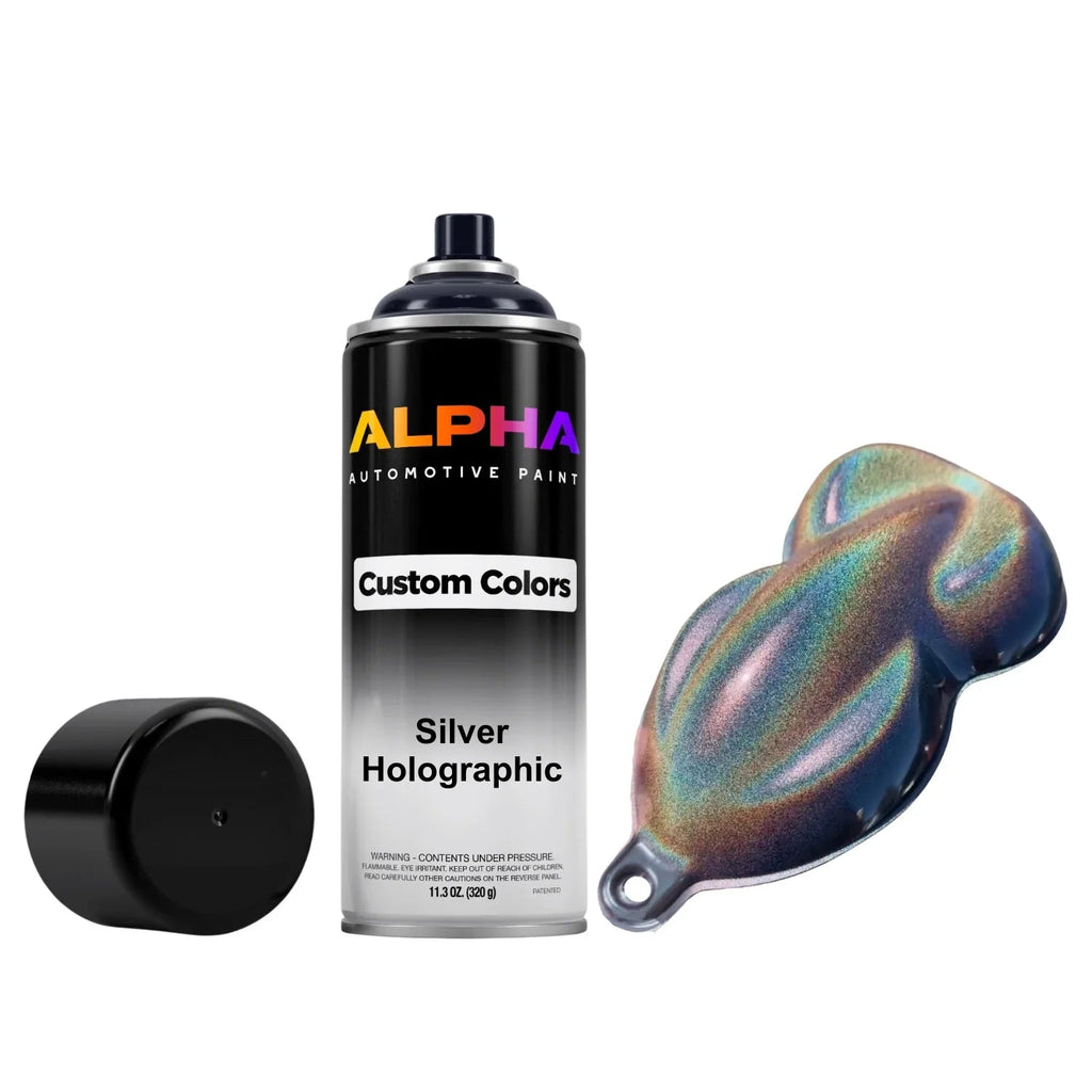 Silver Holographic Pearl Spray Can Midcoat - Alpha Pigments