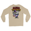 Alpha Pigments | Wolf Painting | Front & Back Men’s Long Sleeve Shirt - Alpha Pigments