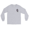 Alpha Pigments | Wolf Painting | Front & Back Men’s Long Sleeve Shirt - Alpha Pigments