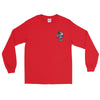 Alpha Pigments | Wolf Painting | Front & Back Men’s Long Sleeve Shirt - Alpha Pigments