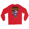 Alpha Pigments | Wolf Painting | Front & Back Men’s Long Sleeve Shirt - Alpha Pigments