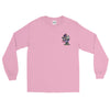 Alpha Pigments | Wolf Painting | Front & Back Men’s Long Sleeve Shirt - Alpha Pigments