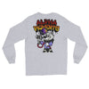 Alpha Pigments | Wolf Painting | Front & Back Men’s Long Sleeve Shirt - Alpha Pigments
