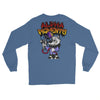Alpha Pigments | Wolf Painting | Front & Back Men’s Long Sleeve Shirt - Alpha Pigments