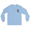 Alpha Pigments | Wolf Painting | Front & Back Men’s Long Sleeve Shirt - Alpha Pigments