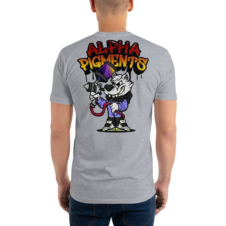 Alpha Pigments | Wolf Painting | Short Sleeve T-shirt - Alpha Pigments