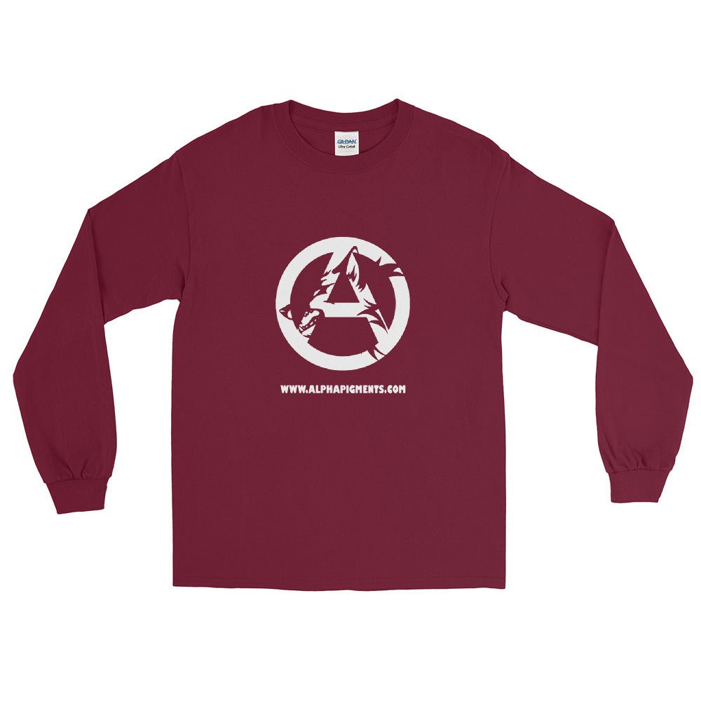 AP Logo | Men’s Long Sleeve Shirt - Alpha Pigments
