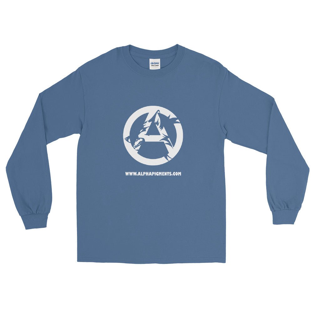 AP Logo | Men’s Long Sleeve Shirt - Alpha Pigments