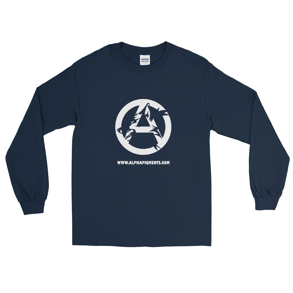 AP Logo | Men’s Long Sleeve Shirt - Alpha Pigments