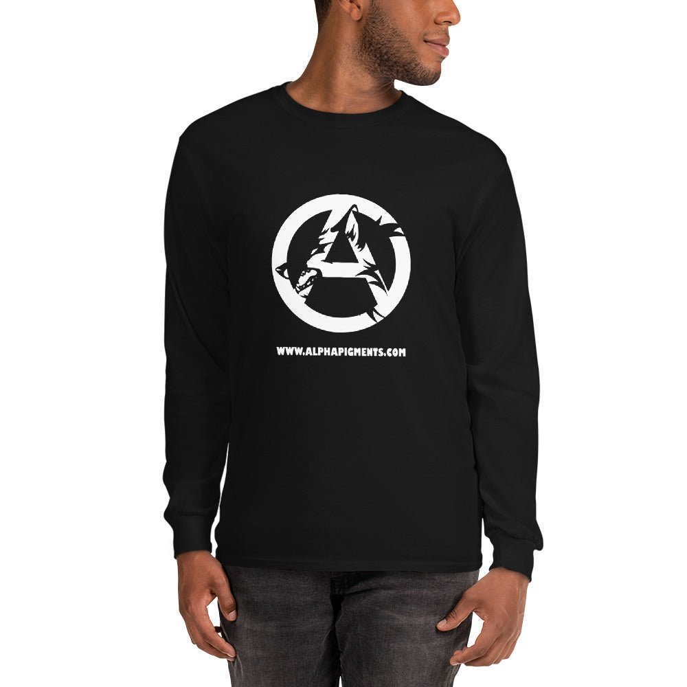 AP Logo | Men’s Long Sleeve Shirt - Alpha Pigments