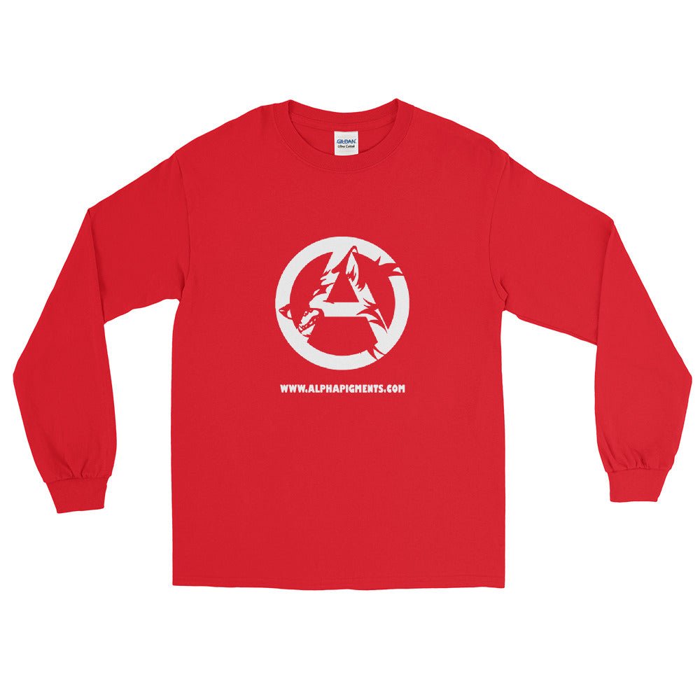 AP Logo | Men’s Long Sleeve Shirt - Alpha Pigments