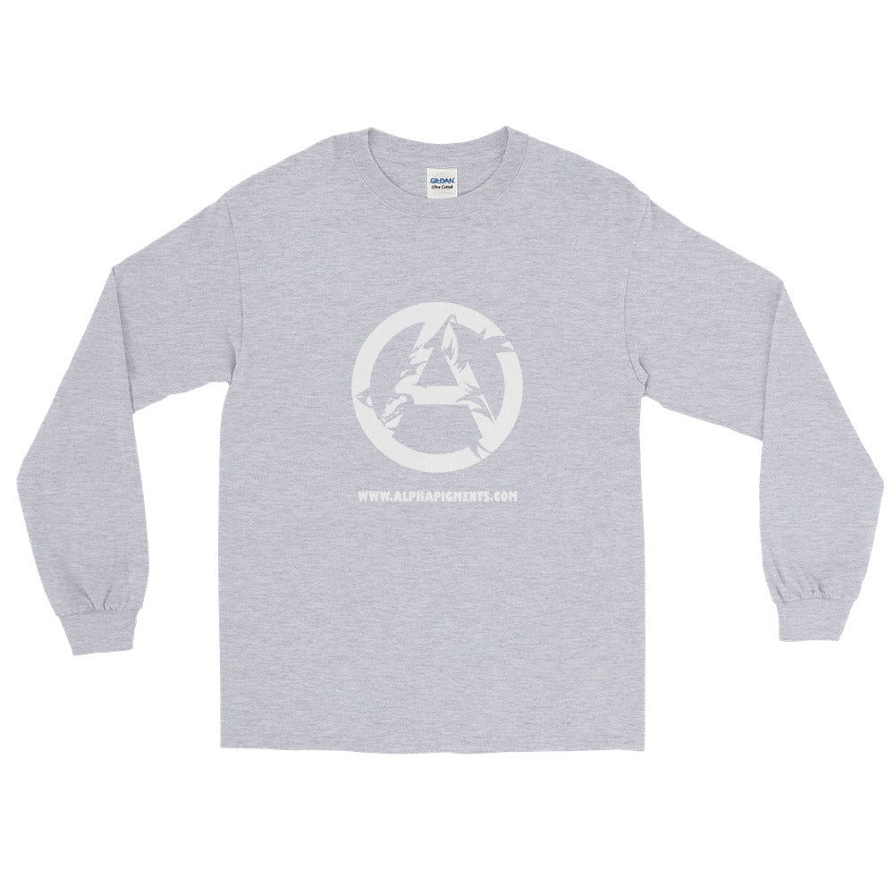 AP Logo | Men’s Long Sleeve Shirt - Alpha Pigments