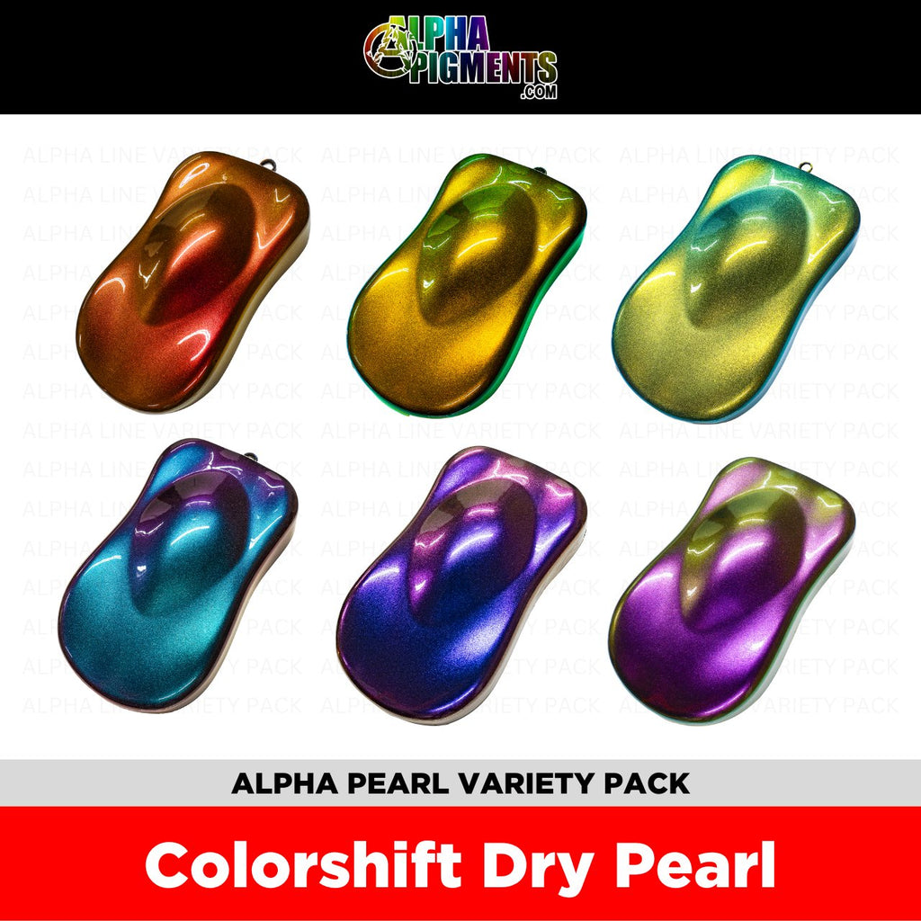 Colorshift Dry Pearl Sample Variety Pack - Alpha Pigments