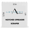 Notched Spreader - Alpha Pigments