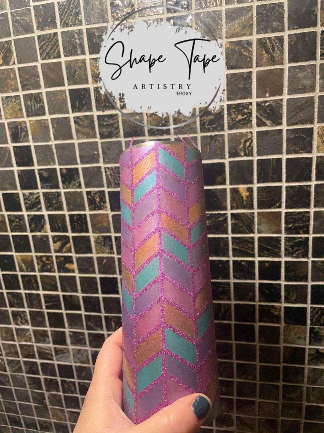 Shape Tape Tumbler Burst Sheets - Alpha Pigments