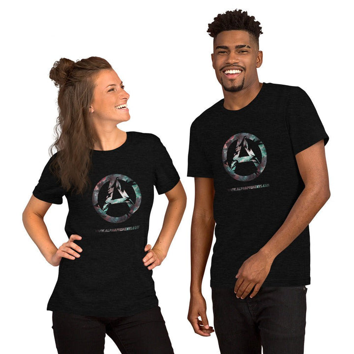 Short-Sleeve Unisex Galaxy T-Shirt - Alpha Pigments