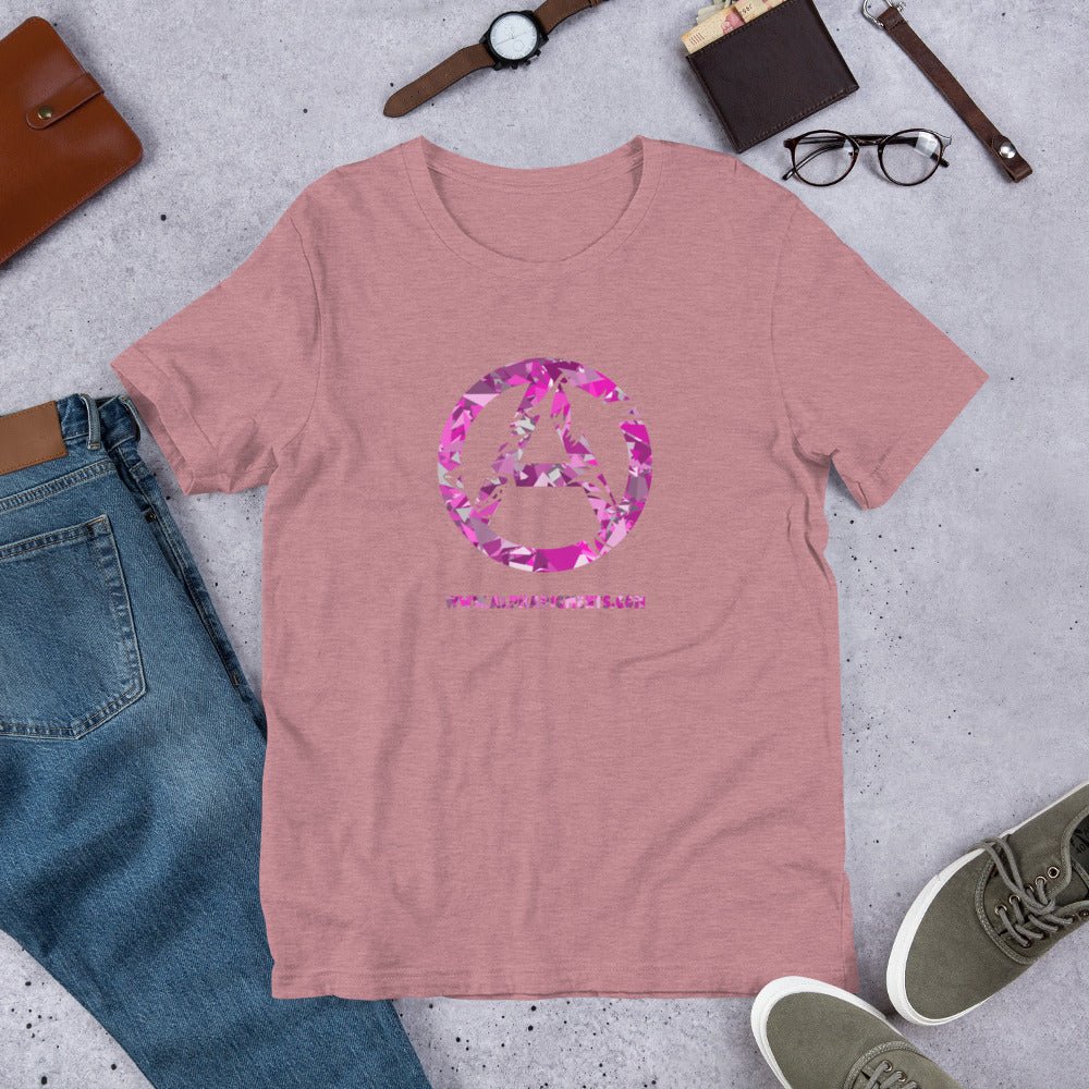 Short-Sleeve Unisex Pink Camo T-Shirt - Alpha Pigments