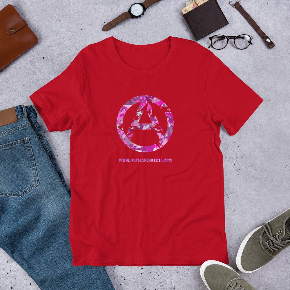 Short-Sleeve Unisex Pink Camo T-Shirt - Alpha Pigments