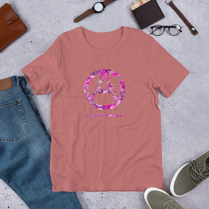 Short-Sleeve Unisex Pink Camo T-Shirt - Alpha Pigments