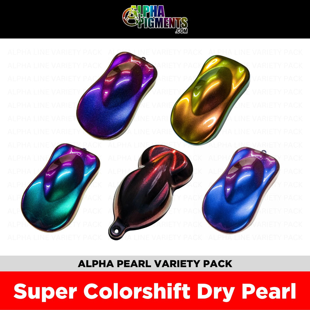 Super Colorshift Dry Pearl Sample Variety Pack - Alpha Pigments