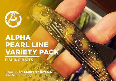 ALPHA PEARL LINE VARIETY PACK  | DEAD ON PLASTIX | FISHING BAITS