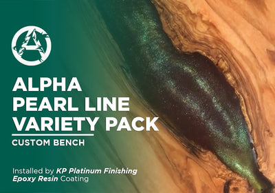 ALPHA PEARL LINE VARIETY PACK | EPOXY RESIN | CUSTOM BENCH