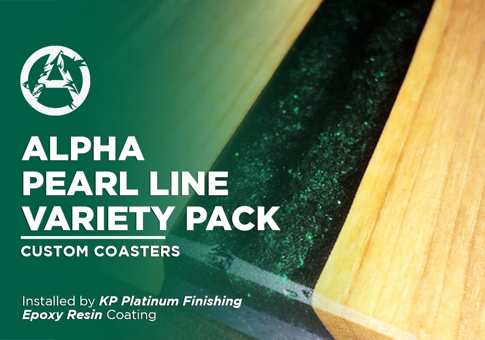 ALPHA PEARL LINE VARIETY PACK | EPOXY RESIN | CUSTOM COASTERS - Alpha Pigments