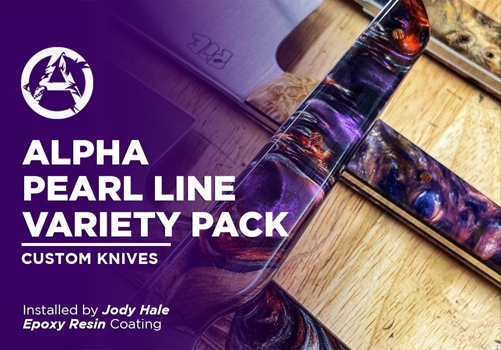 ALPHA PEARL LINE VARIETY PACK  | EPOXY RESIN | CUSTOM KNIVES - Alpha Pigments